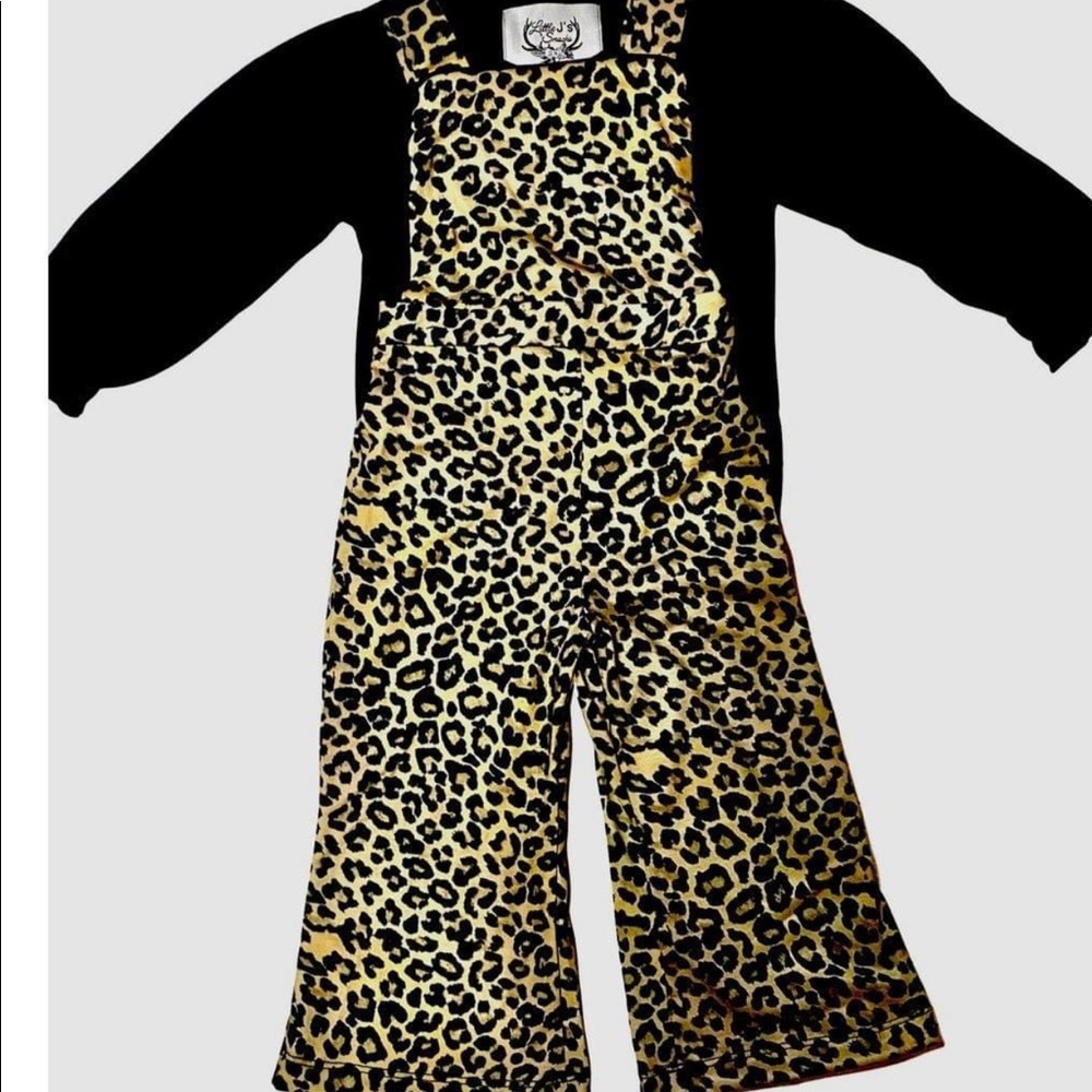 Leopard Romper With Shirt